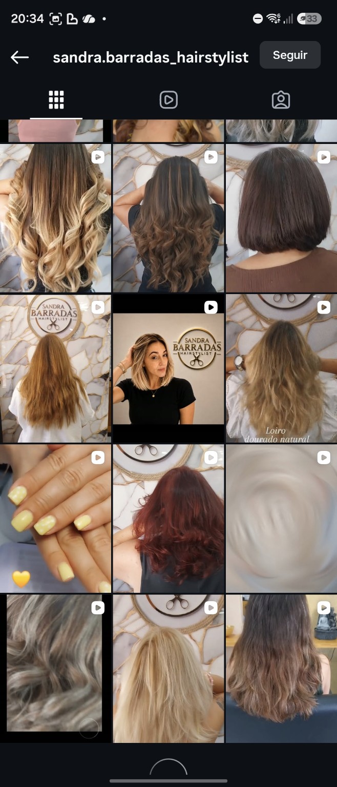 Portefólio Sandra Barradas Hairstylist